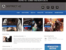 Tablet Screenshot of district42aa.com